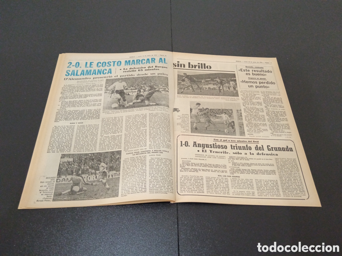 Coleccionismo deportivo: MARCA 30/01/1978 - Foto 8