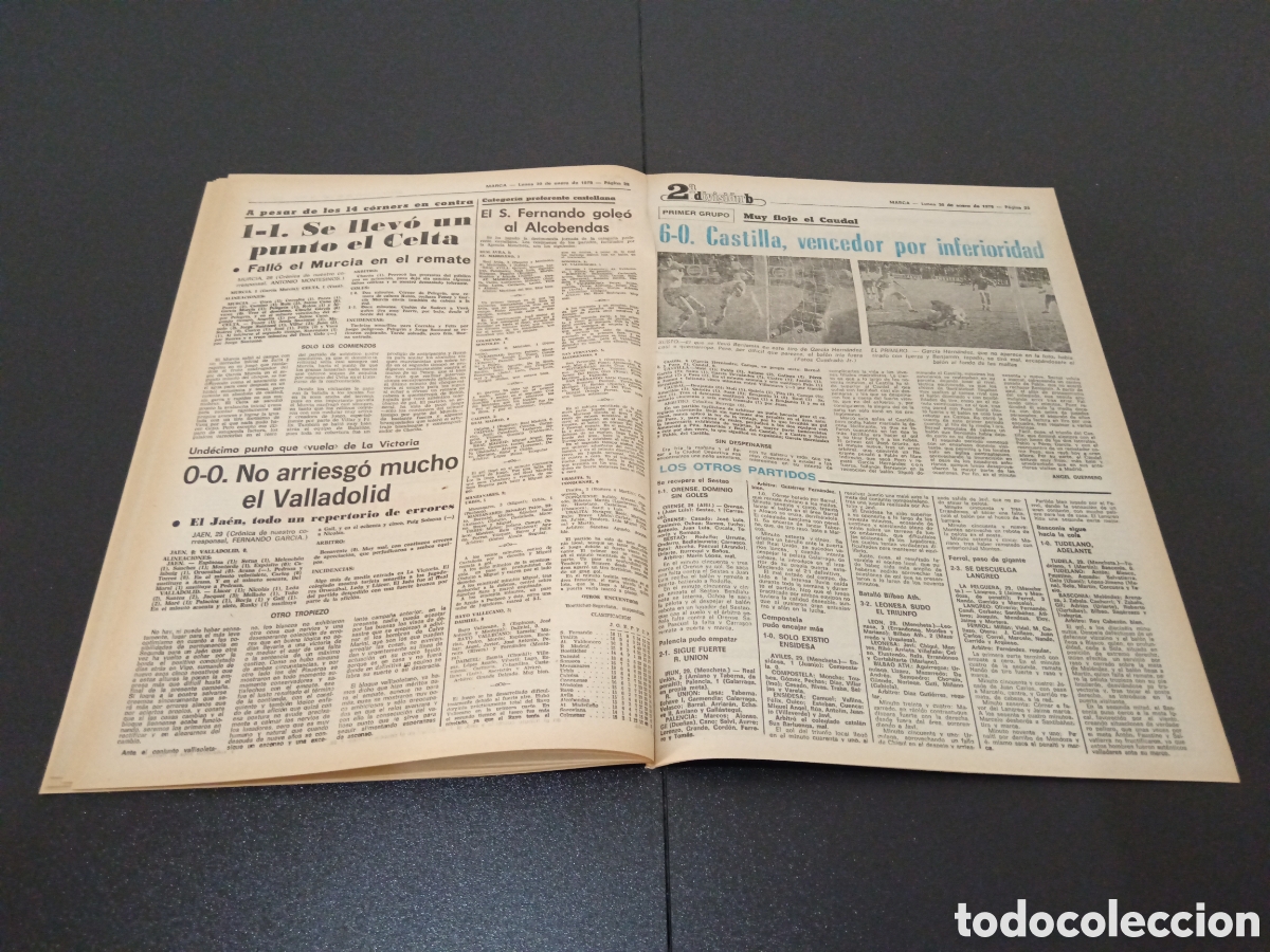 Coleccionismo deportivo: MARCA 30/01/1978 - Foto 11
