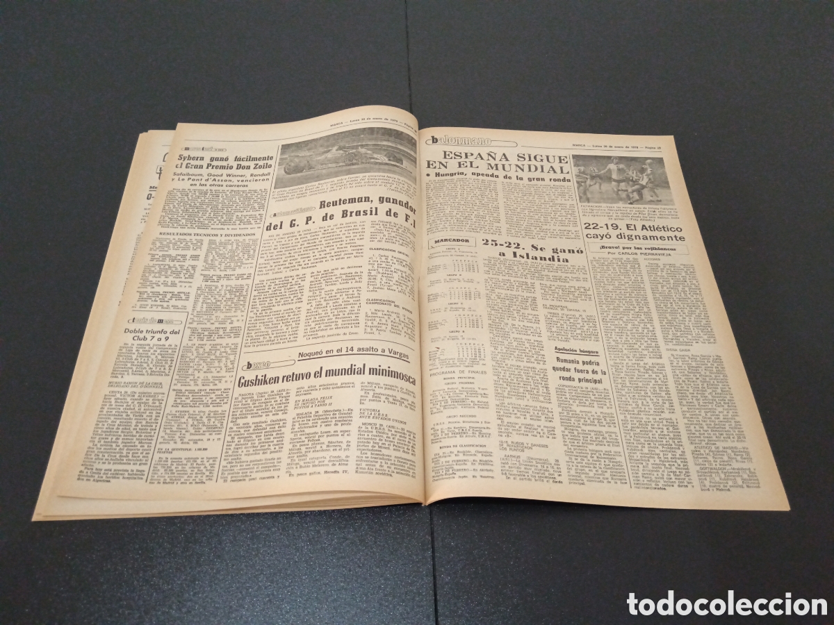 Coleccionismo deportivo: MARCA 30/01/1978 - Foto 14