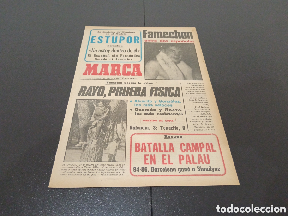 Coleccionismo deportivo: MARCA 02/02/1978 - Foto 1