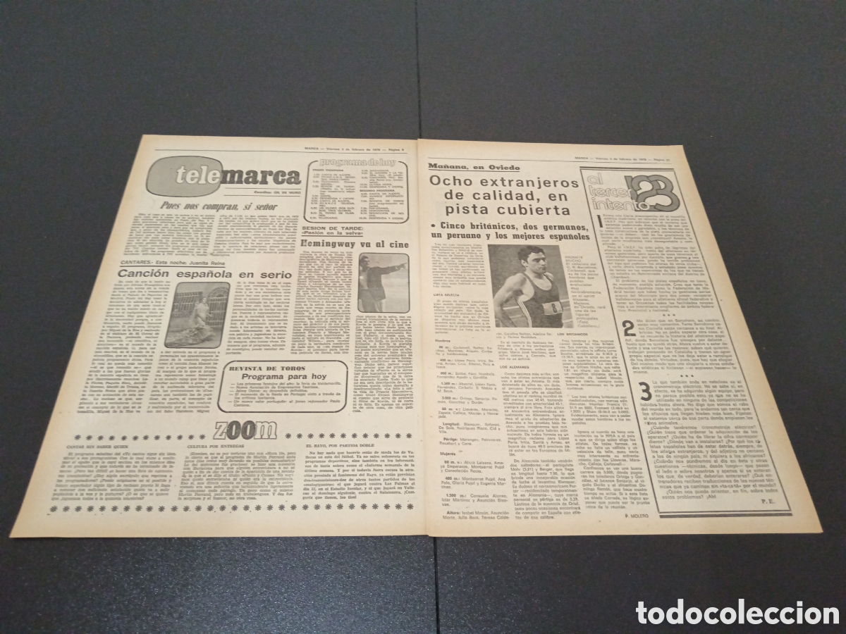 Coleccionismo deportivo: MARCA 03/02/1978 - Foto 2