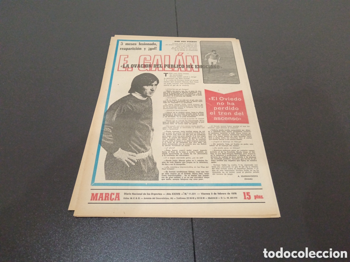 Coleccionismo deportivo: MARCA 03/02/1978 - Foto 5
