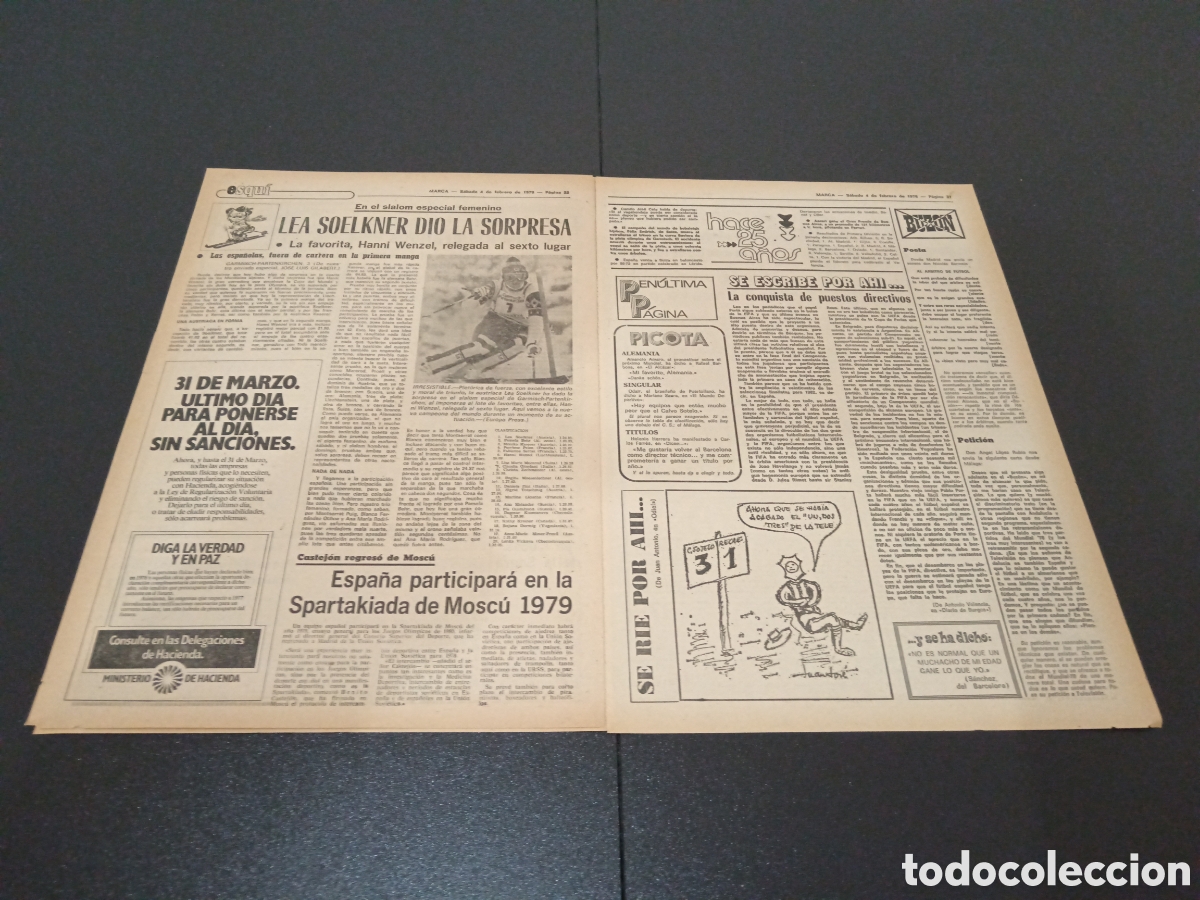 Coleccionismo deportivo: MARCA 04/02/1978 - Foto 3