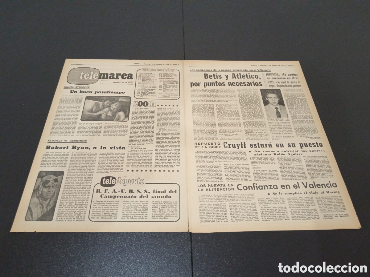 Coleccionismo deportivo: MARCA 05/02/1978 - Foto 2