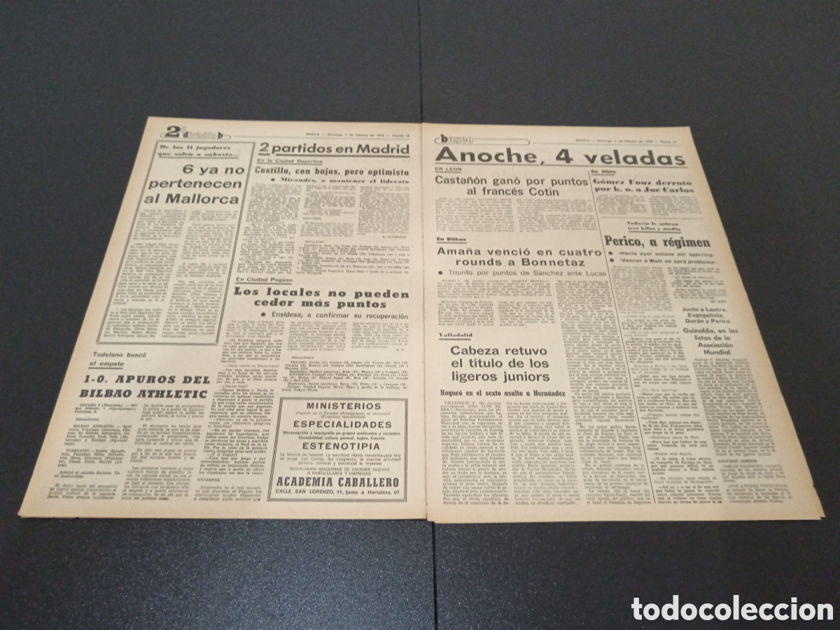 Coleccionismo deportivo: MARCA 05/02/1978 - Foto 4