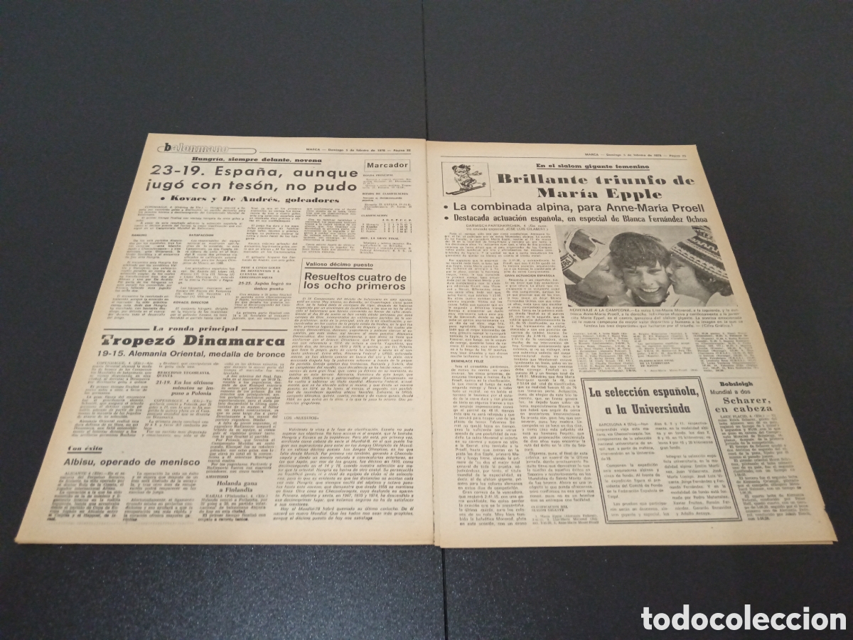 Coleccionismo deportivo: MARCA 05/02/1978 - Foto 5