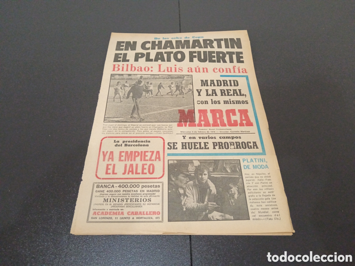 Coleccionismo deportivo: MARCA 08/02/1978 - Foto 1