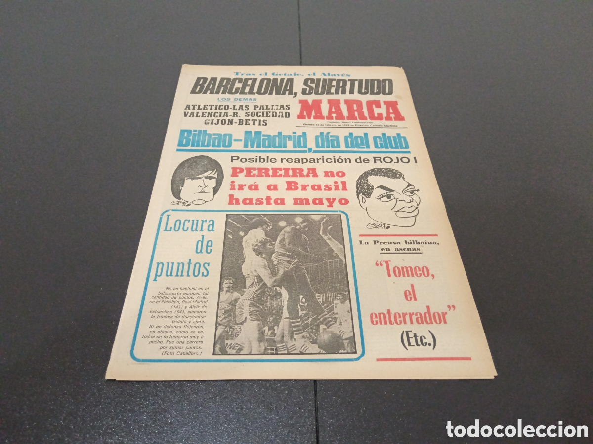 Coleccionismo deportivo: MARCA 10/02/1978 - Foto 1