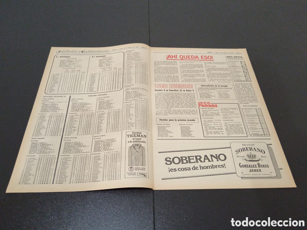 Coleccionismo deportivo: MARCA 13/02/1978 - Foto 2