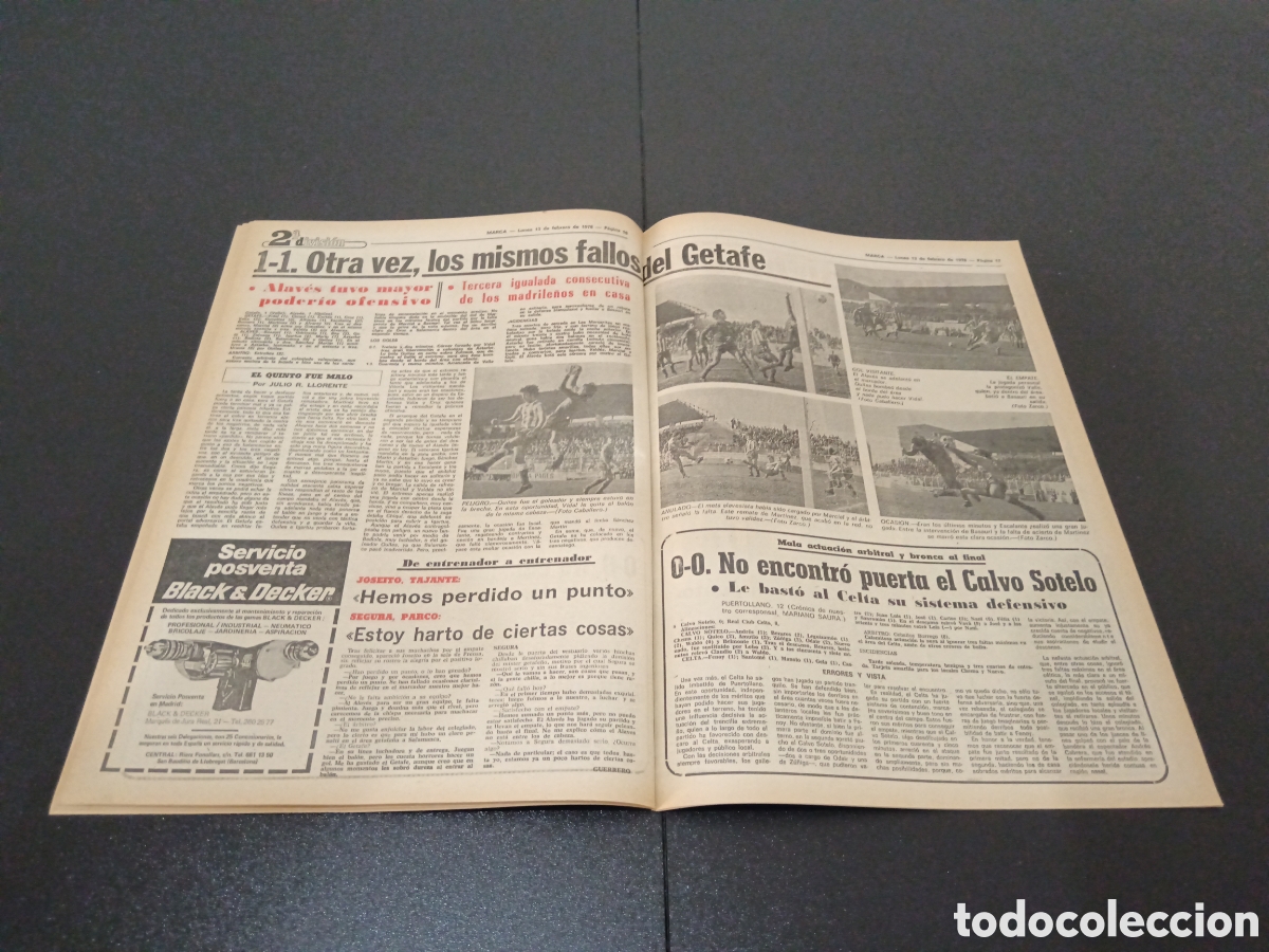 Coleccionismo deportivo: MARCA 13/02/1978 - Foto 9