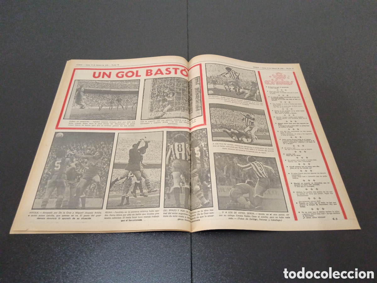 Coleccionismo deportivo: MARCA 13/02/1978 - Foto 10