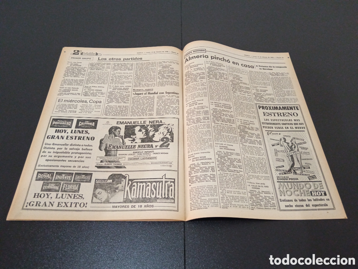 Coleccionismo deportivo: MARCA 13/02/1978 - Foto 13