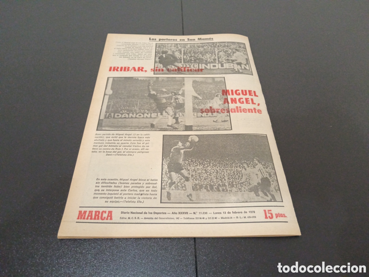 Coleccionismo deportivo: MARCA 13/02/1978 - Foto 17