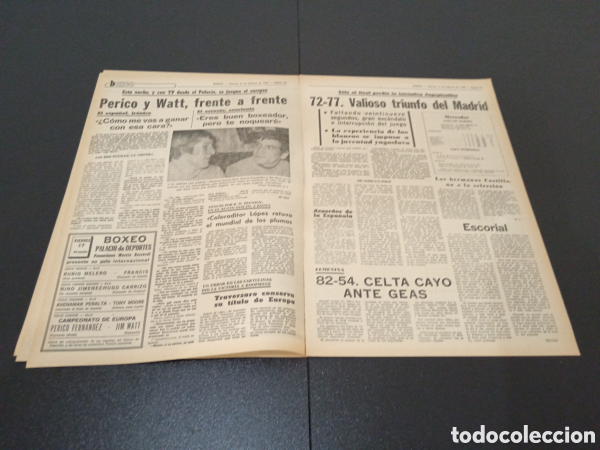 Coleccionismo deportivo: MARCA 17/02/1978 - Foto 4