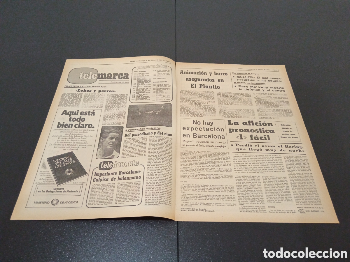 Coleccionismo deportivo: MARCA 19/02/1978 - Foto 2