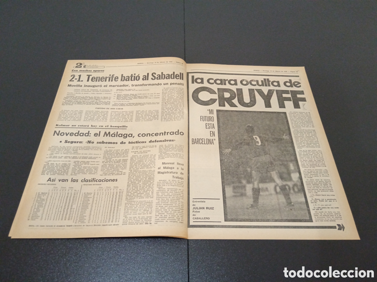 Coleccionismo deportivo: MARCA 19/02/1978 - Foto 3
