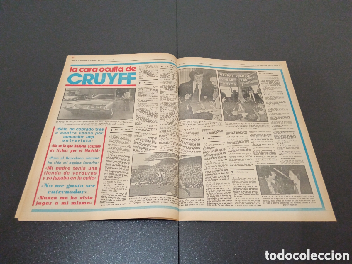 Coleccionismo deportivo: MARCA 19/02/1978 - Foto 4
