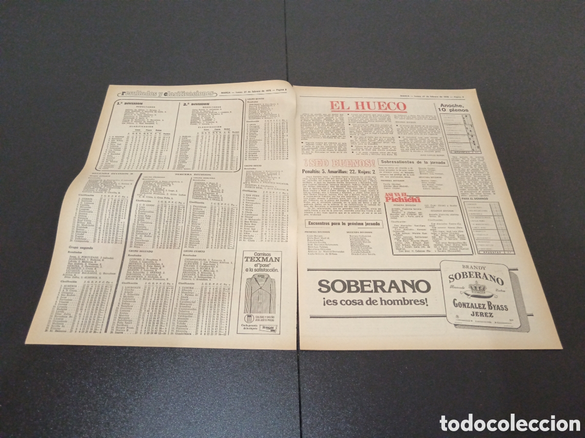 Coleccionismo deportivo: MARCA 27/02/1978 - Foto 2