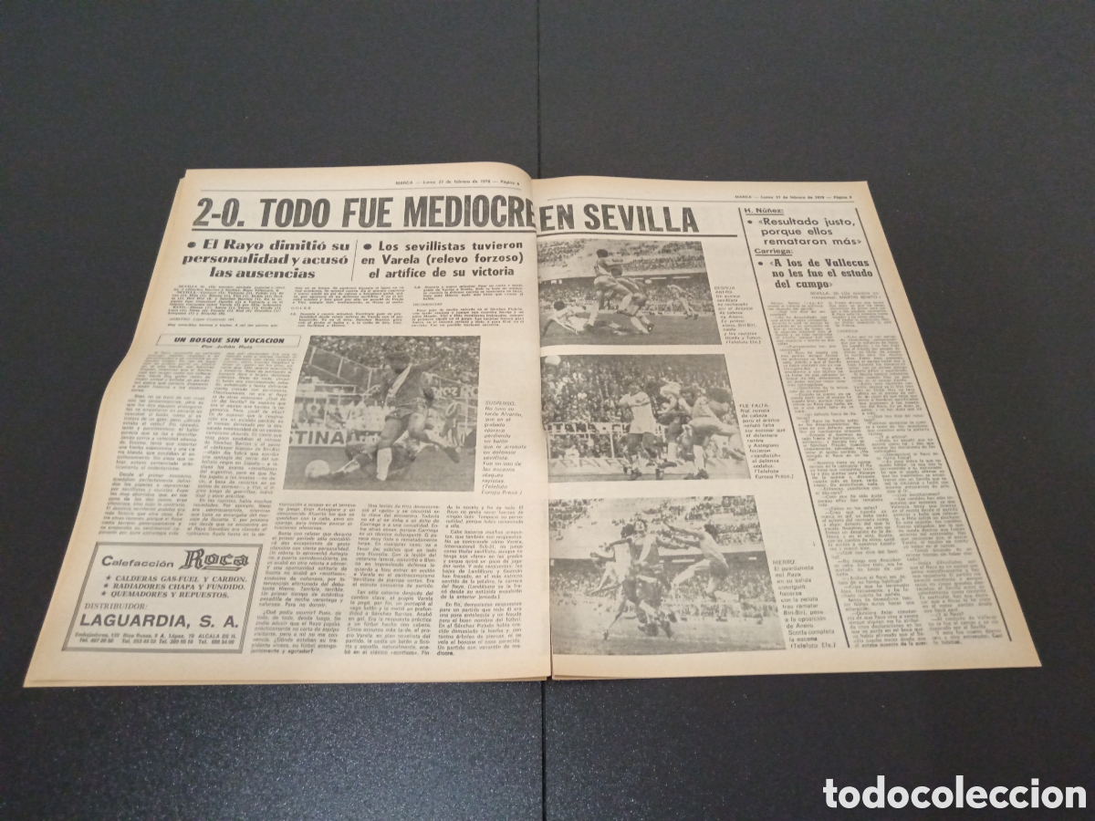 Coleccionismo deportivo: MARCA 27/02/1978 - Foto 5