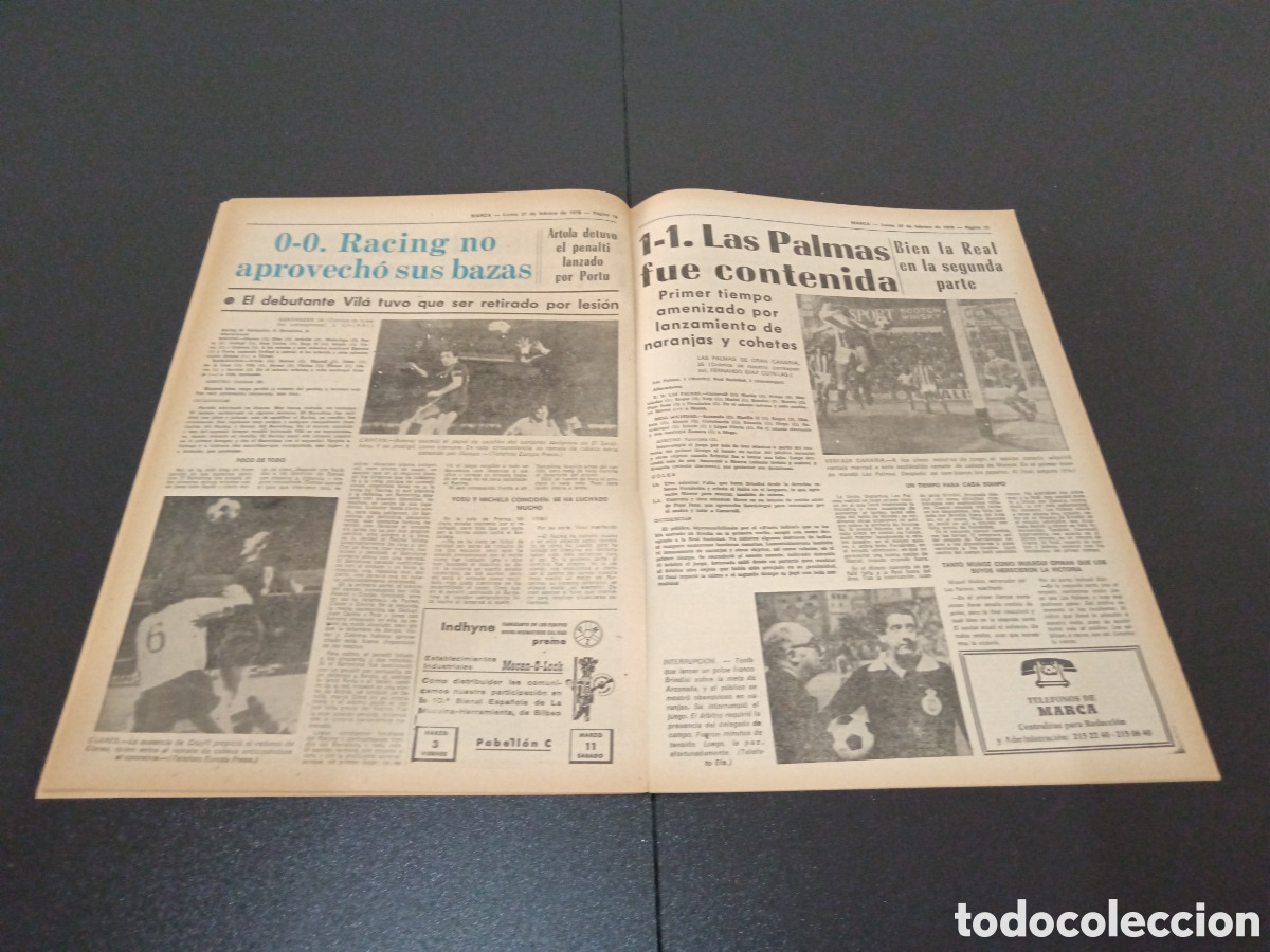 Coleccionismo deportivo: MARCA 27/02/1978 - Foto 8