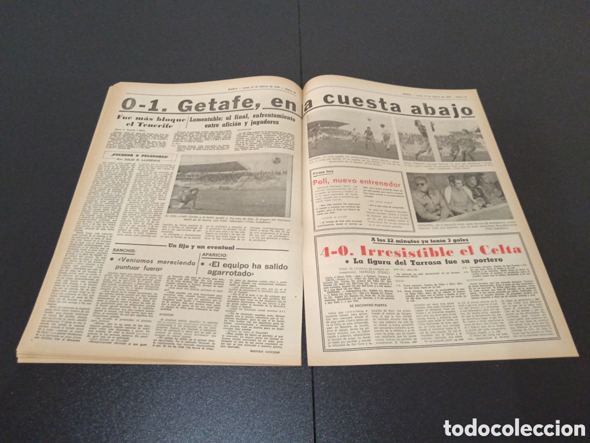 Coleccionismo deportivo: MARCA 27/02/1978 - Foto 11
