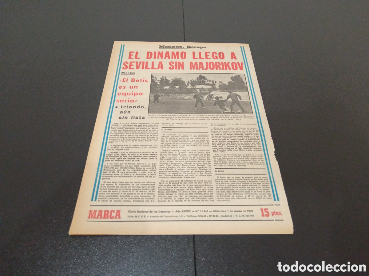Coleccionismo deportivo: MARCA 01/03/1978 - Foto 4