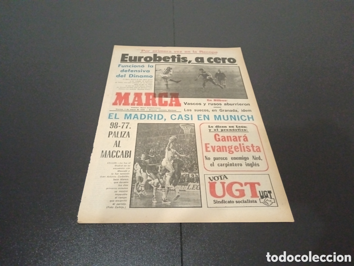 Coleccionismo deportivo: MARCA 03/03/1978 - Foto 1