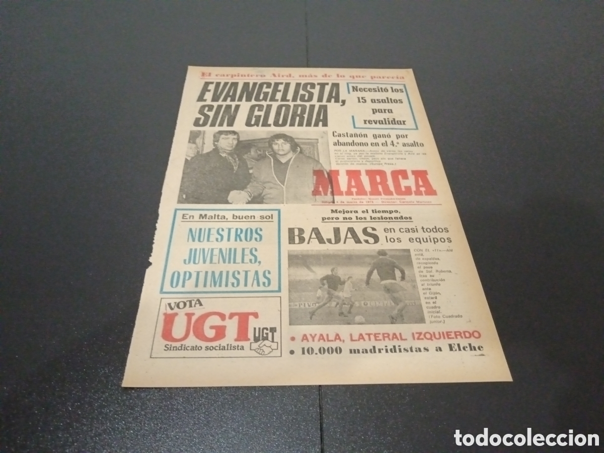 Collezionismo sportivo: MARCA 04/03/1978