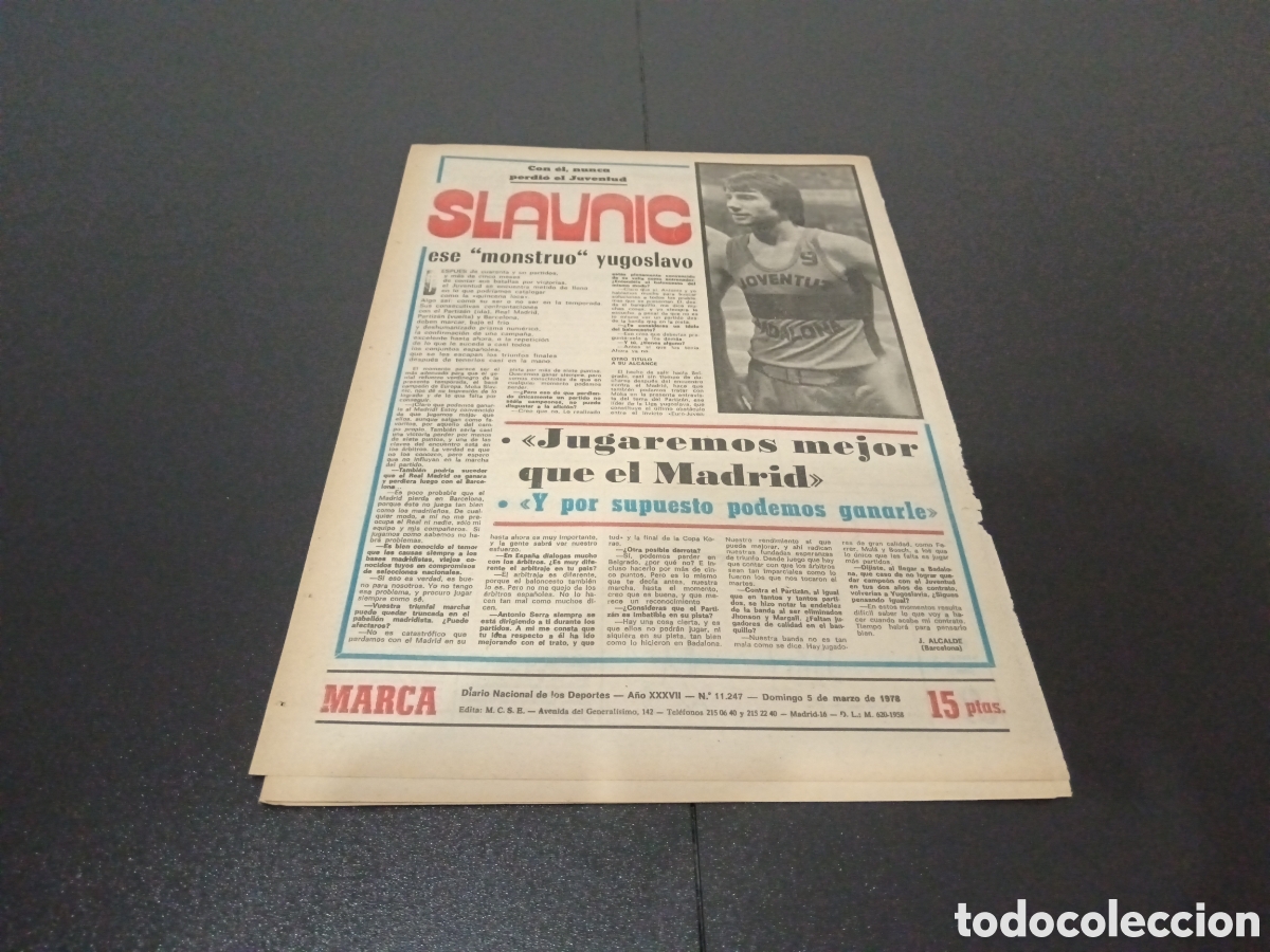 Coleccionismo deportivo: MARCA 05/03/1978 - Foto 6