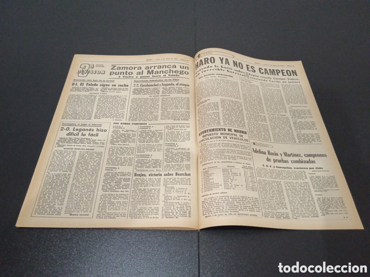 Coleccionismo deportivo: MARCA 06/03/1978 - Foto 13