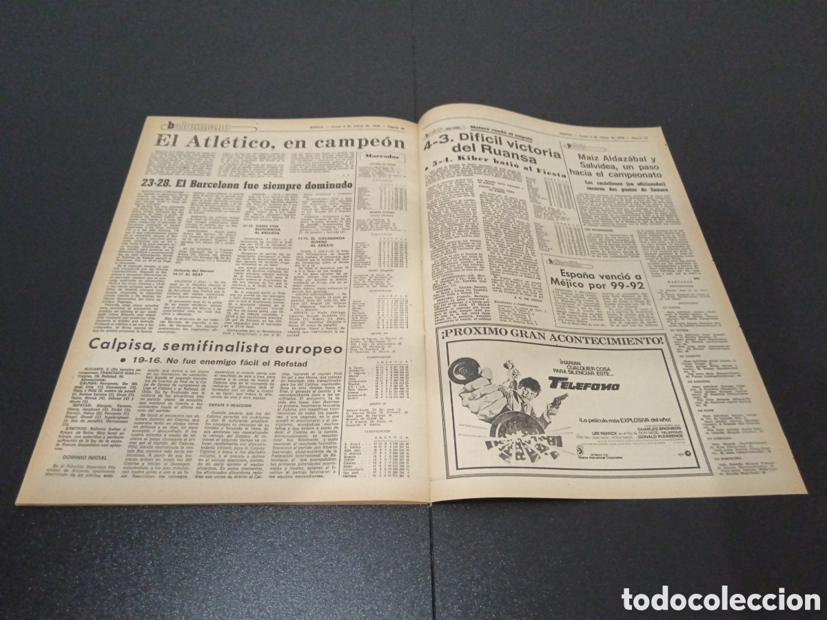 Coleccionismo deportivo: MARCA 06/03/1978 - Foto 16