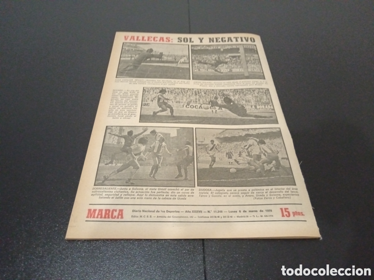 Coleccionismo deportivo: MARCA 06/03/1978 - Foto 17