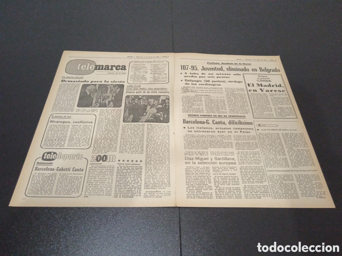 Coleccionismo deportivo: MARCA 08/03/1978 - Foto 2