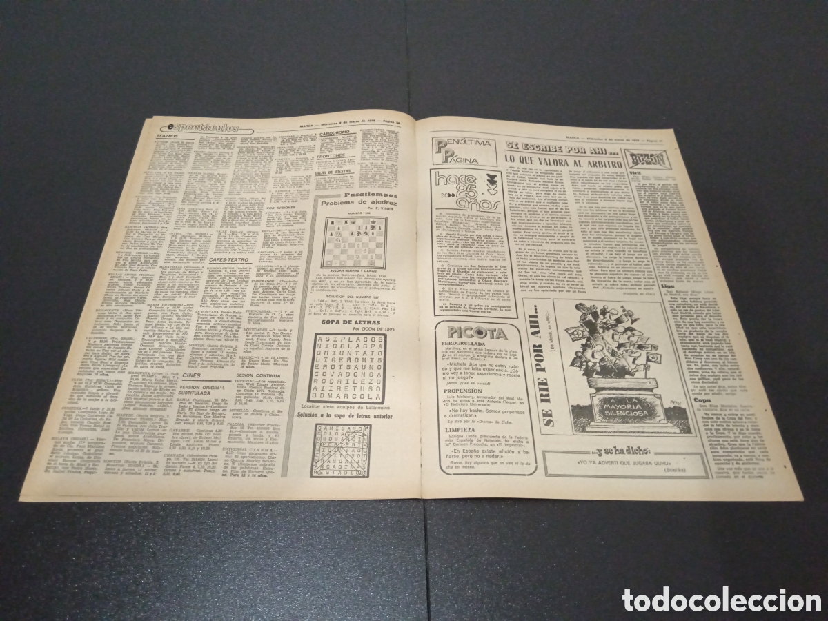 Coleccionismo deportivo: MARCA 08/03/1978 - Foto 3
