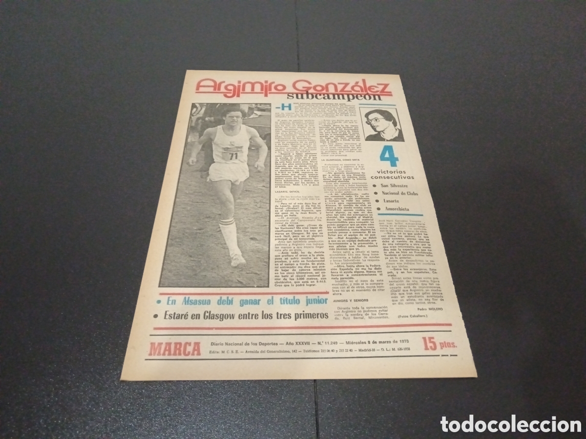 Coleccionismo deportivo: MARCA 08/03/1978 - Foto 4