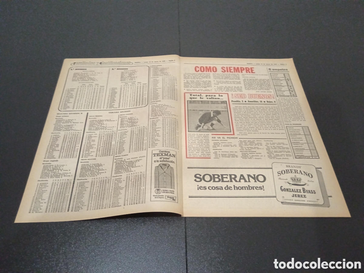 Coleccionismo deportivo: MARCA 13/03/1978 - Foto 2