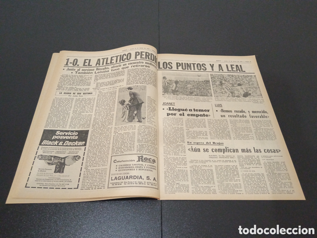 Coleccionismo deportivo: MARCA 13/03/1978 - Foto 5
