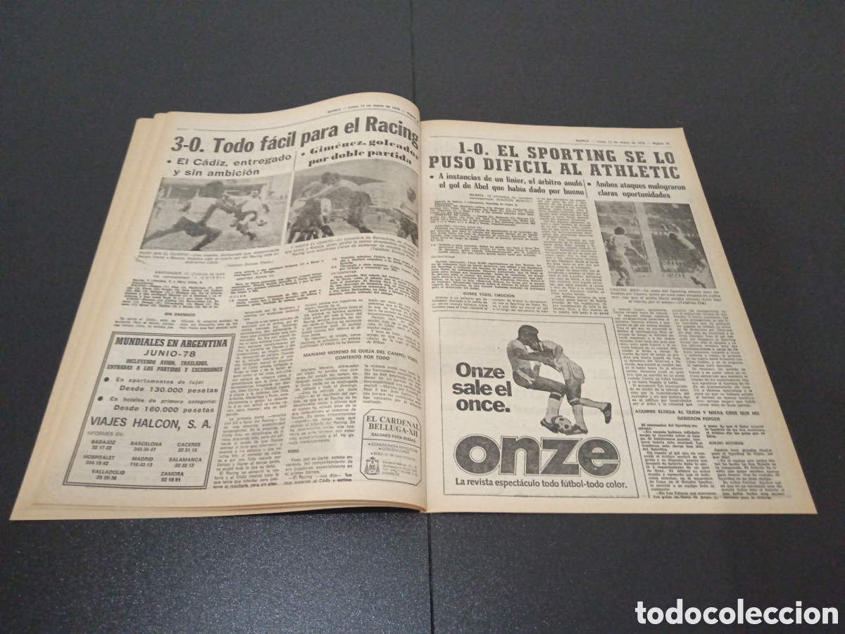 Coleccionismo deportivo: MARCA 13/03/1978 - Foto 7