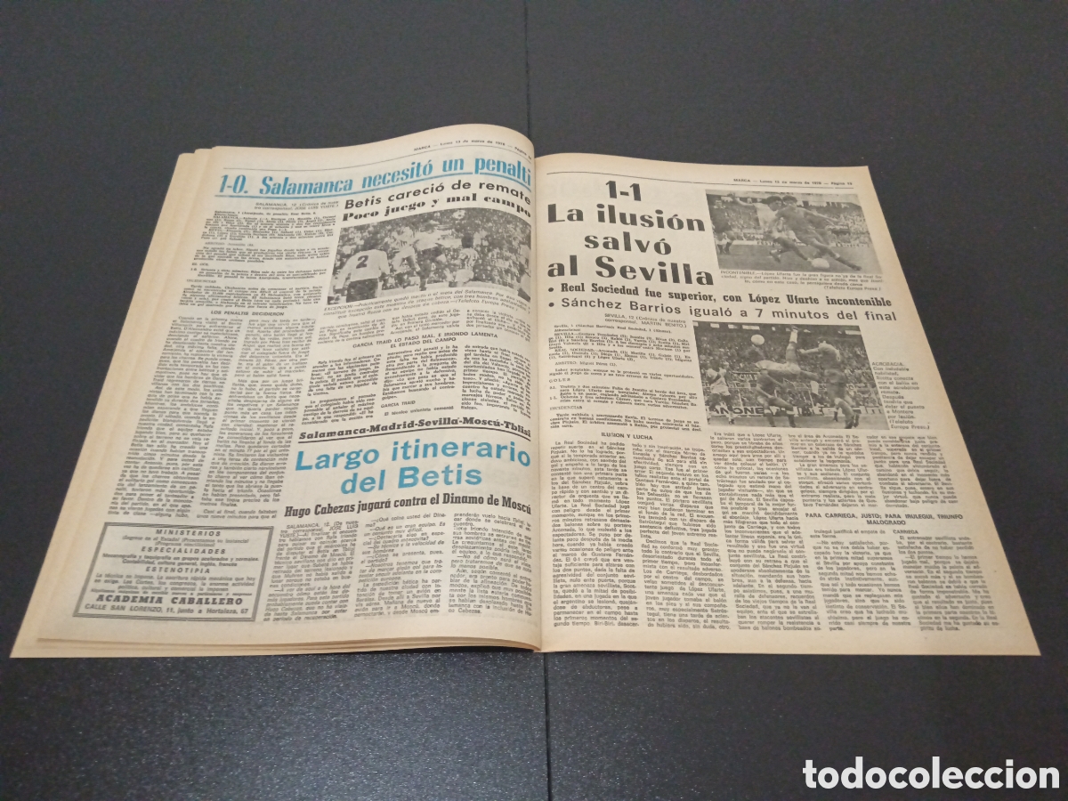 Coleccionismo deportivo: MARCA 13/03/1978 - Foto 8