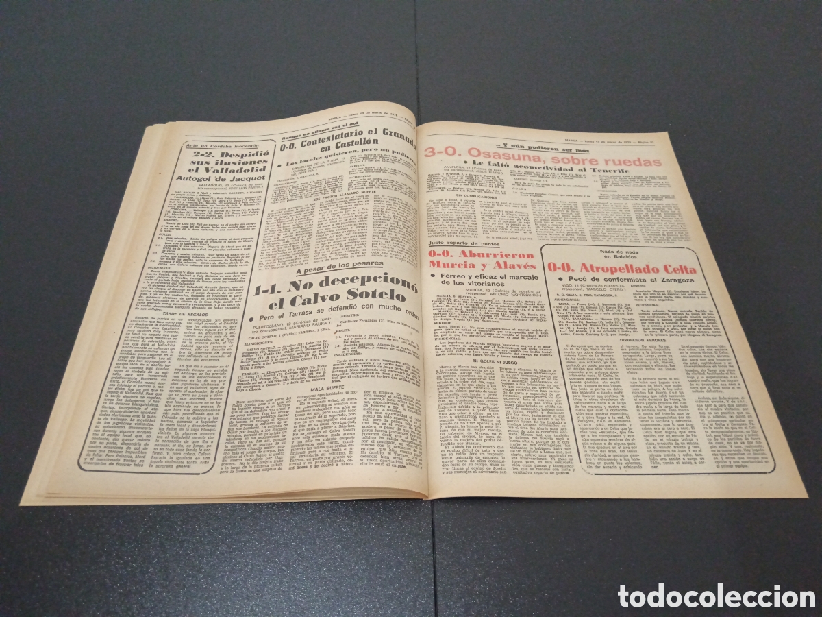 Coleccionismo deportivo: MARCA 13/03/1978 - Foto 11
