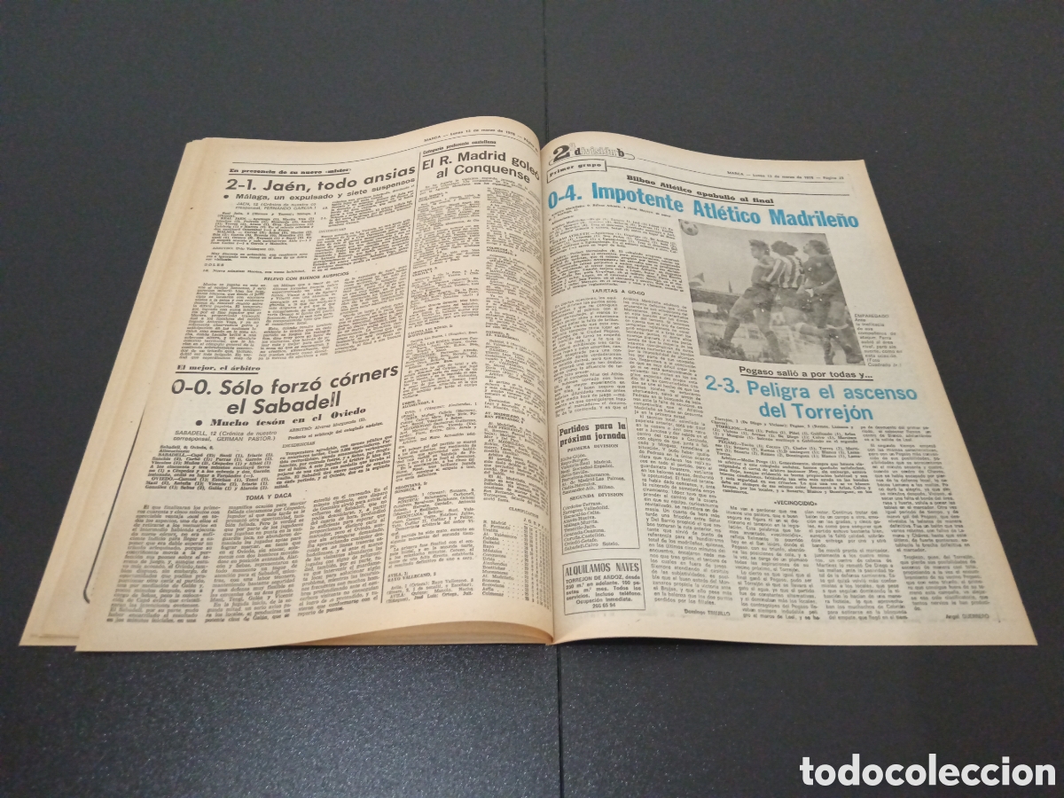 Coleccionismo deportivo: MARCA 13/03/1978 - Foto 12
