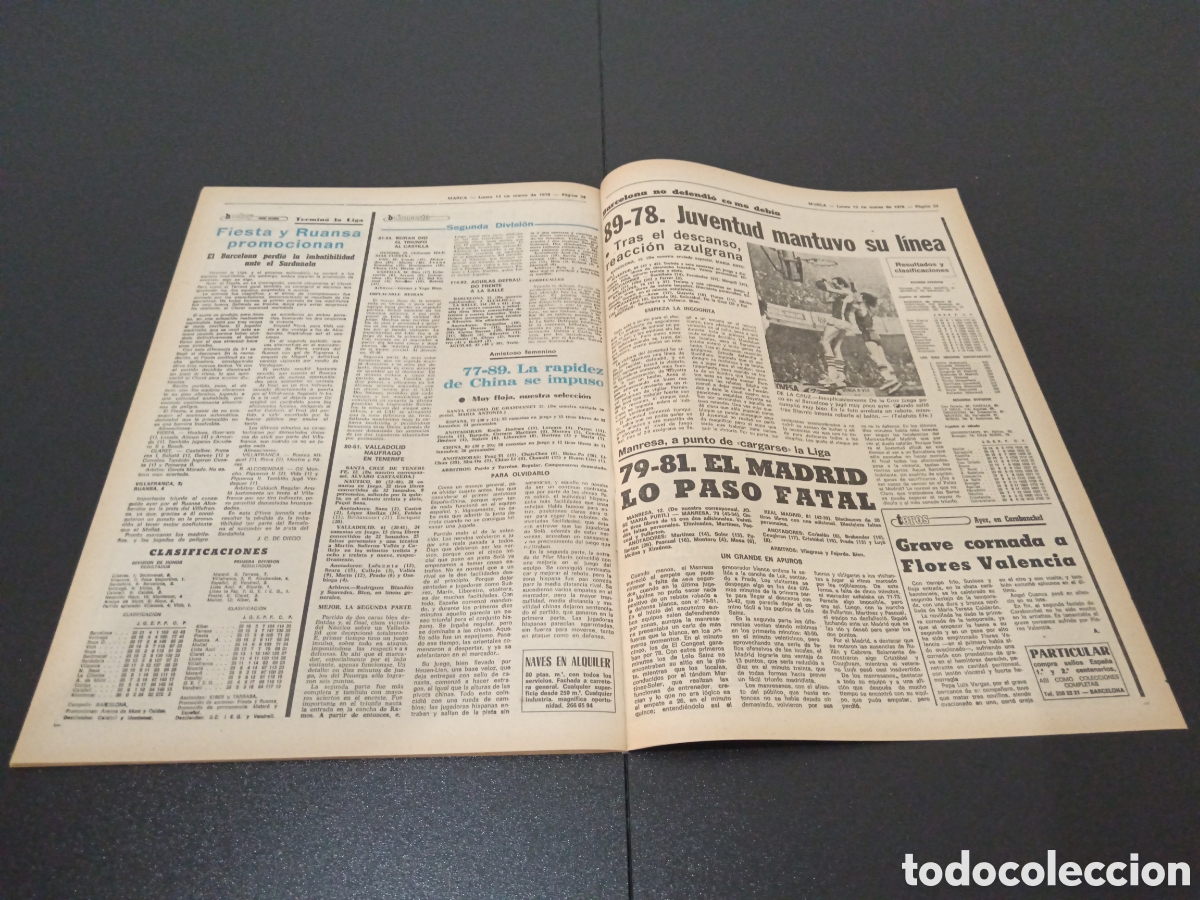 Coleccionismo deportivo: MARCA 13/03/1978 - Foto 17