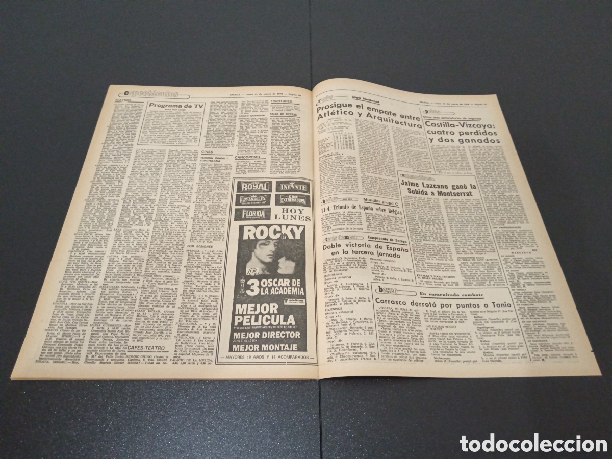 Coleccionismo deportivo: MARCA 13/03/1978 - Foto 18