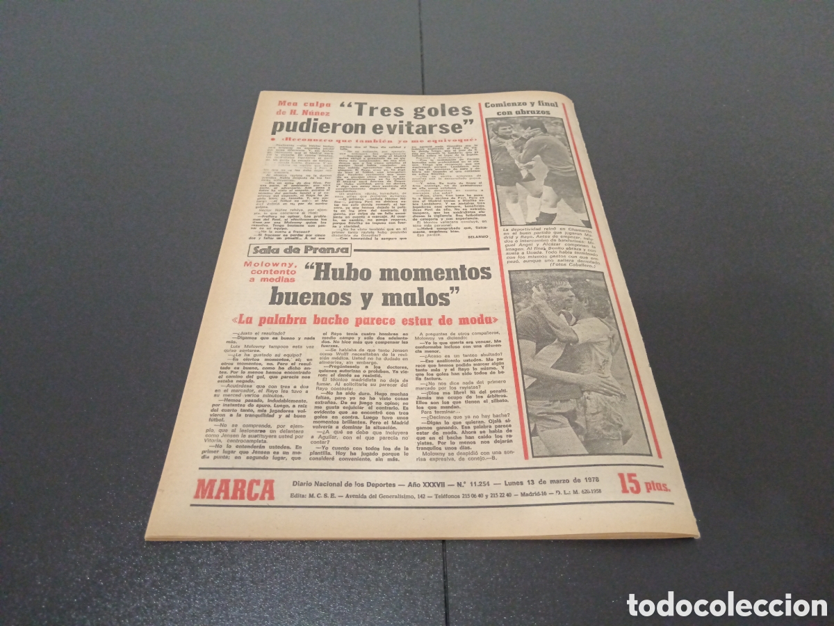Coleccionismo deportivo: MARCA 13/03/1978 - Foto 19