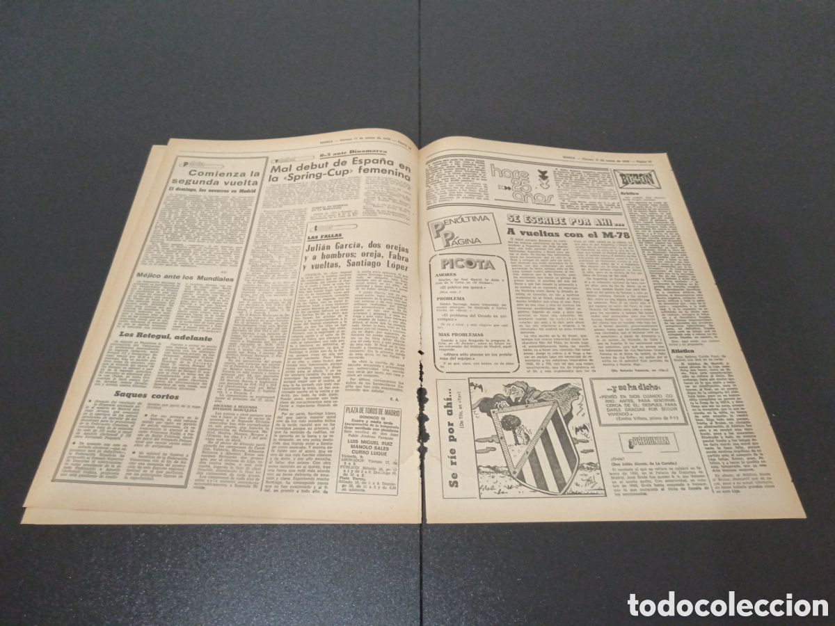 Coleccionismo deportivo: MARCA 17/03/1978 - Foto 3