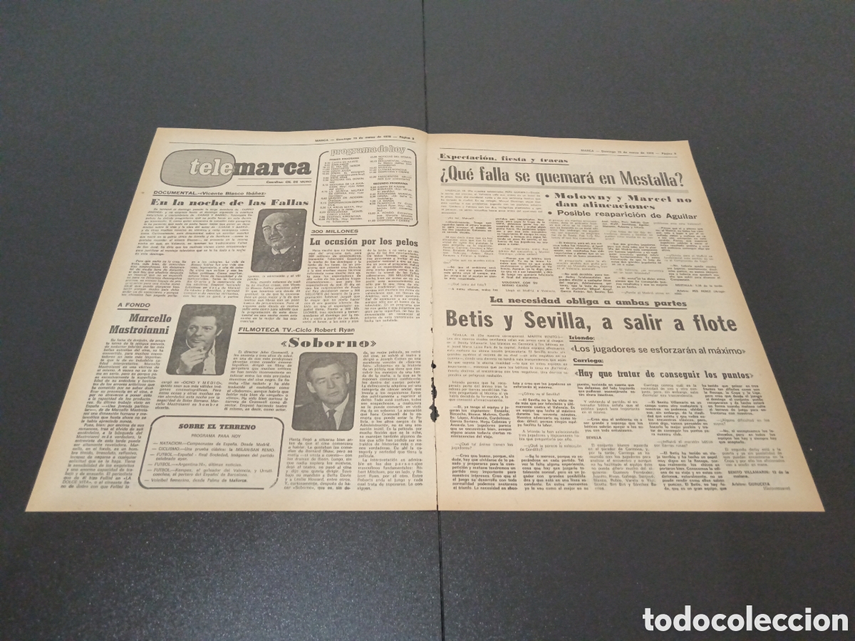 Coleccionismo deportivo: MARCA 19/03/1978 - Foto 2