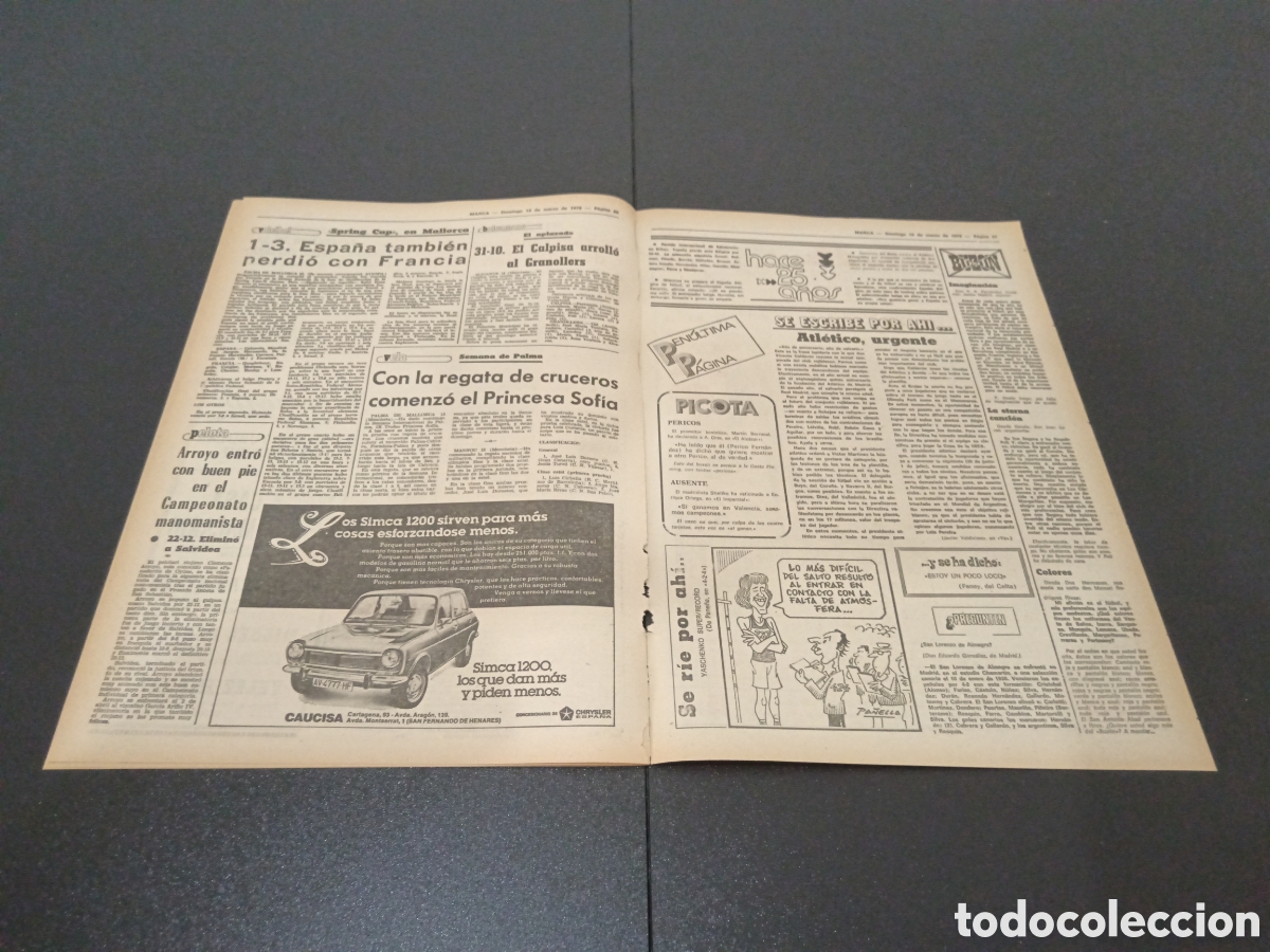 Coleccionismo deportivo: MARCA 19/03/1978 - Foto 5