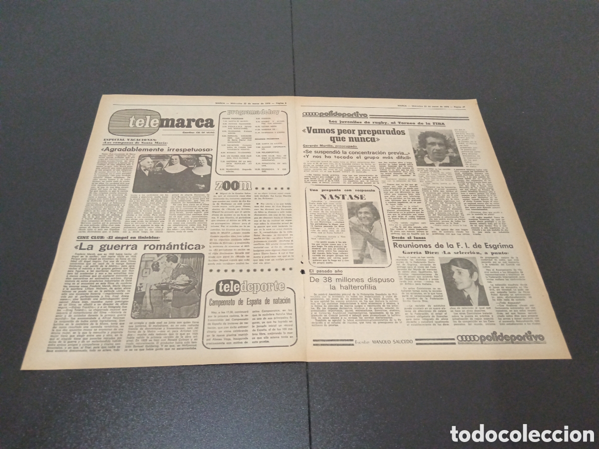 Coleccionismo deportivo: MARCA 22/03/1978 - Foto 2