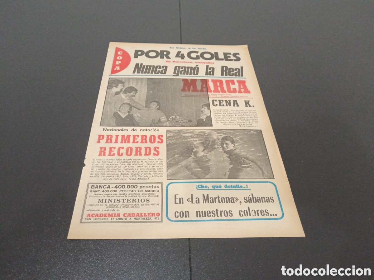 Coleccionismo deportivo: MARCA 22/03/1978 - Foto 1