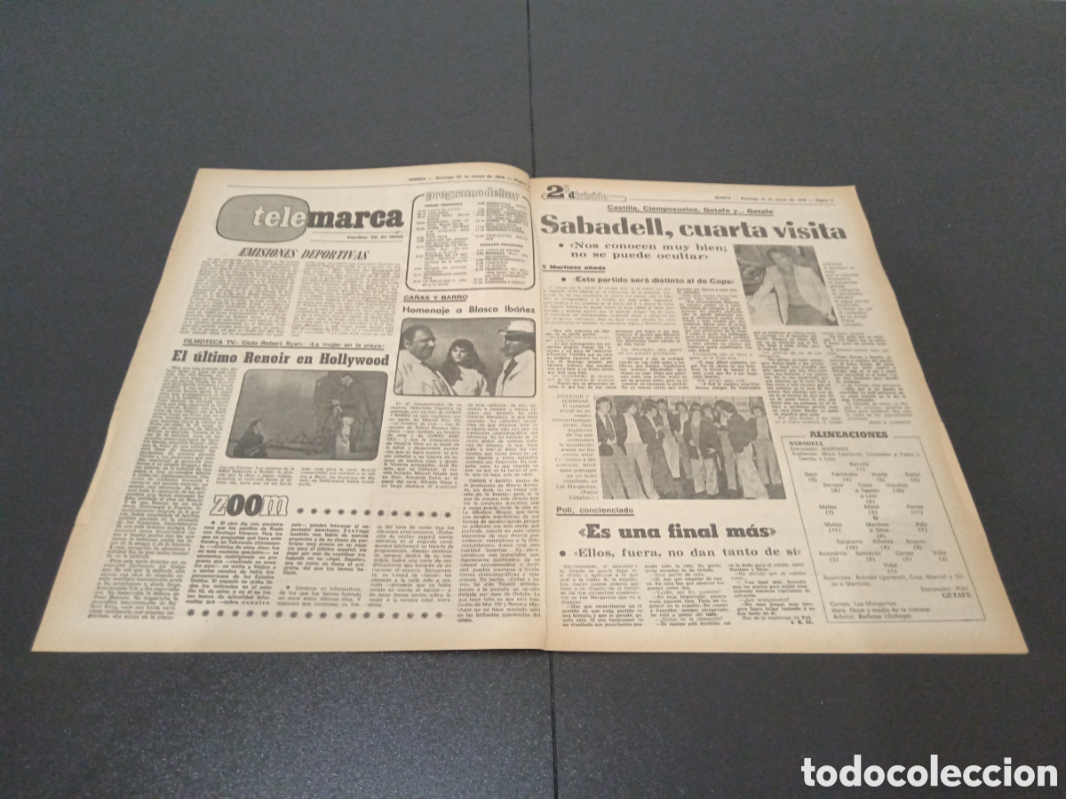 Coleccionismo deportivo: MARCA 26/03/1978 - Foto 2